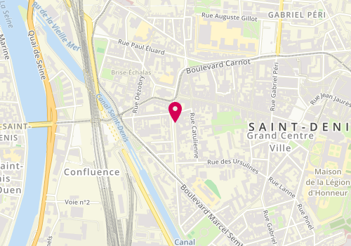 Plan de Stéphane Plaza Immobilier, 32 Boulevard Jules Guesde, 93200 Saint-Denis