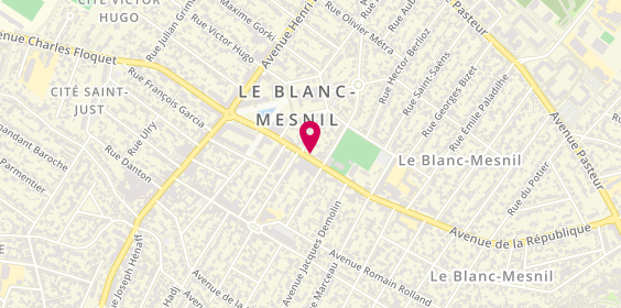 Plan de Actif'Immo, 27 avenue de la République, 93150 Le Blanc-Mesnil