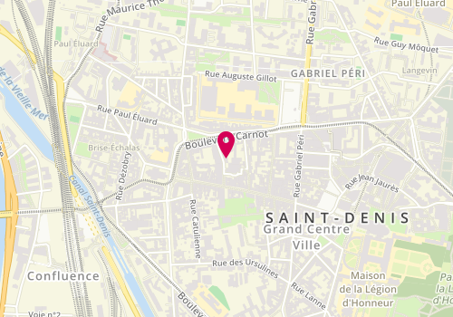 Plan de Repère Immo Repere Immobilier Wikimmo, 8 Rue des Chaumettes, 93200 Saint-Denis
