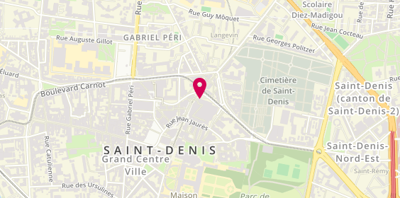 Plan de ISPC 93 | Accueil, 6 Rue Edouard Vaillant, 93200 Saint-Denis