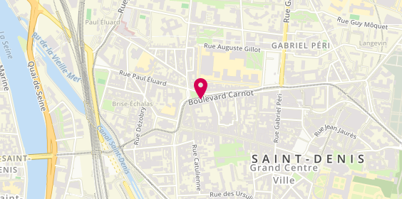 Plan de Guy Hoquet l'Immobilier, 35 Boulevard Carnot, 93200 Saint-Denis