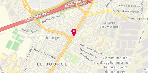 Plan de Agence Grand Paris, 104 avenue de la Division Leclerc, 93350 Le Bourget