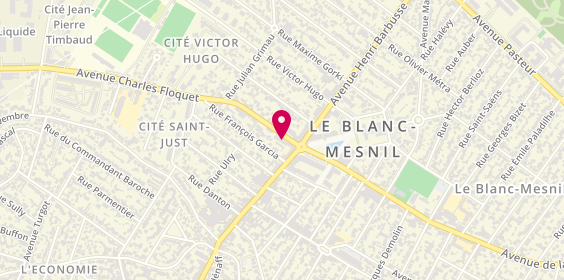 Plan de Agence immobilière ASD Immobilier le Blanc-Mesnil Immobilier, 5 avenue Charles Floquet, 93150 Le Blanc-Mesnil