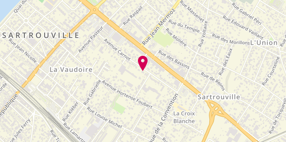 Plan de Jean Rompteaux SA, 76 avenue Carnot, 78500 Sartrouville