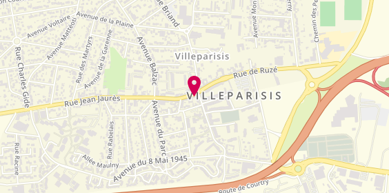 Plan de Agence Paris-Est, 3 Rue Jean Jaurès, 77270 Villeparisis