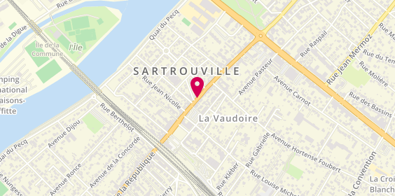 Plan de Agence Voltaire, 54 Jean Jaurès, 78500 Sartrouville
