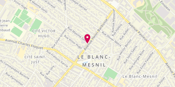 Plan de Pôle Immo, 85 avenue Henri Barbusse, 93150 Le Blanc-Mesnil