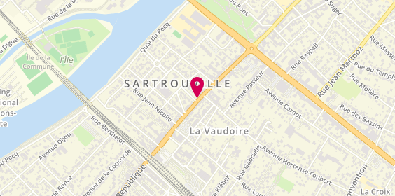 Plan de Agence Principale, 46 avenue Jean Jaurès, 78500 Sartrouville