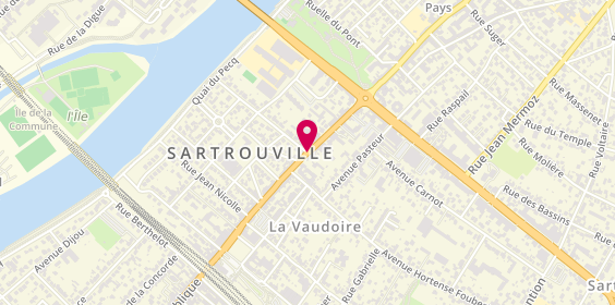 Plan de Sartrouville Immobilier, 33 Jean Jaurès, 78500 Sartrouville