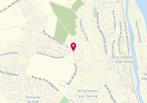 Plan de TONNEAU Marie, 53 chemin du Bosquet, 78670 Villennes-sur-Seine