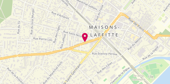 Plan de Agence du Centre, 8-10 avenue du Général de Gaulle, 78600 Maisons-Laffitte