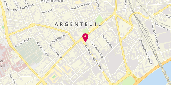 Plan de Agence Principale Argenteuil, 90 avenue Gabriel Péri, 95100 Argenteuil