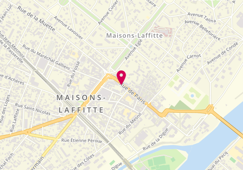 Plan de L'Amirauté Immobilier, 75 Rue de Paris, 78600 Maisons-Laffitte