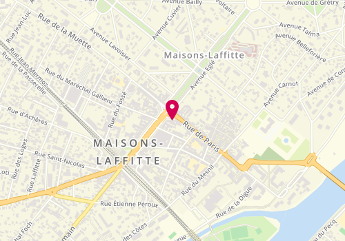 Plan de Laffitte Immobilier Century 21, 3 Av. De Longueil, 78600 Maisons-Laffitte