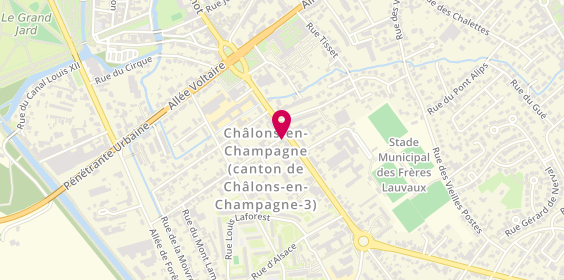 Plan de Century 21 Martinot Immobilier, 1 Allée Alphonse Karr, 51000 Châlons-en-Champagne