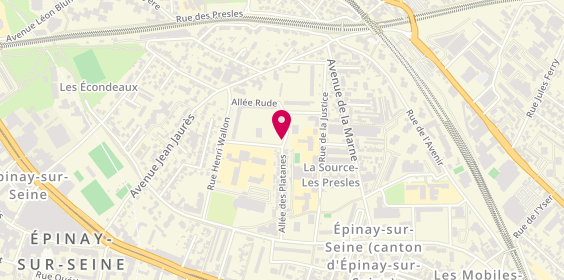 Plan de BELHASSEN Serge, 1 Rodin, 93800 Épinay-sur-Seine