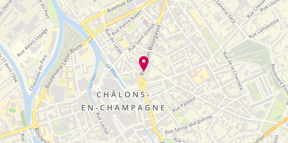 Plan de Citya Native Immobilier, 4 Rue Léon Bourgeois, 51000 Châlons-en-Champagne