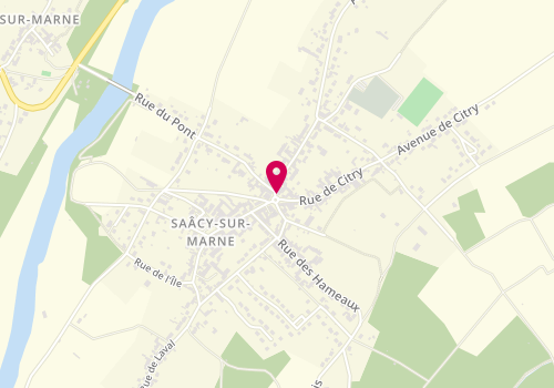 Plan de Orpi Agences No1, 1 Rond-Point du Centre, 77730 Saâcy-sur-Marne