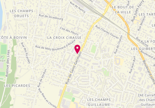 Plan de Century 21 Agence du Parisis, 7 place Edouard Imbs, 95240 Cormeilles-en-Parisis