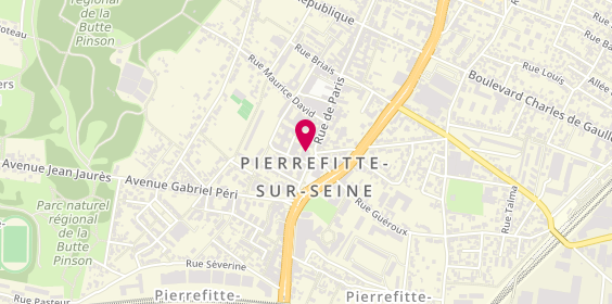 Plan de Agence Europe Immo 93, 19 Rue de Paris, 93380 Pierrefitte-sur-Seine