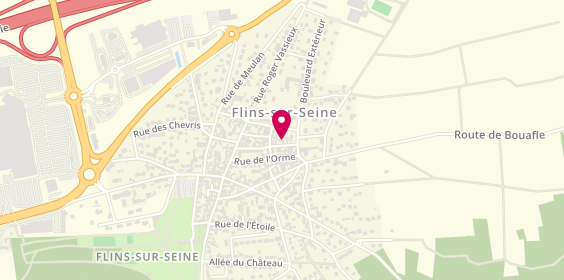 Plan de François GIRAULT IAD France, 149 Rue du Pignon Vert, 78410 Flins-sur-Seine