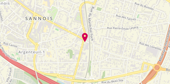 Plan de Agence Stella, 9 Boulevard Charles de Gaulle, 95110 Sannois