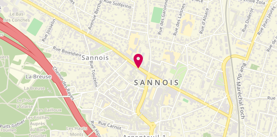 Plan de Human Immobilier, 79 Boulevard Charles de Gaulle, 95110 Sannois