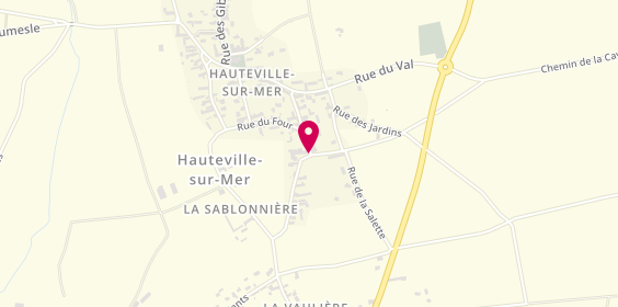Plan de FAUVEL Jacqueline, 20 Rue de la Mairie, 50590 Hauteville-sur-Mer
