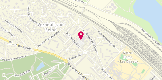 Plan de Stéphane Plaza Immobilier, Rue des Rosiers, 78480 Verneuil-sur-Seine