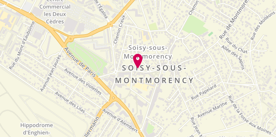 Plan de Human Immobilier, 18 Rue Carnot, 95230 Soisy-sous-Montmorency