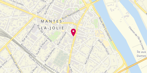 Plan de Human Immobilier, 40 Rue Prte Aux Saints, 78200 Mantes-la-Jolie