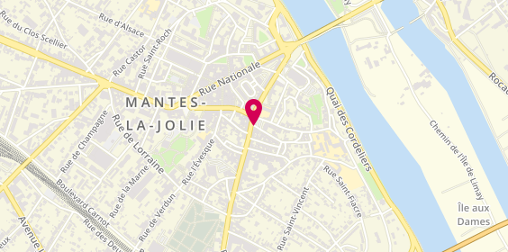 Plan de Cabinet Magnant, 9 Rue Prte Aux Saints, 78200 Mantes-la-Jolie