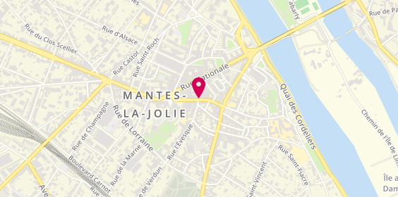 Plan de Dieutegard Immobilier, 12 Rue Gambetta, 78200 Mantes-la-Jolie