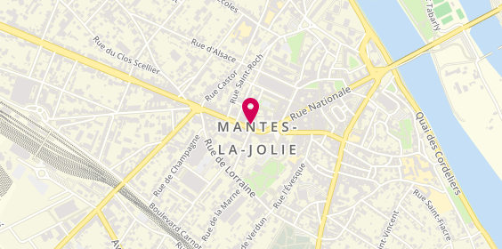 Plan de Stéphane Plaza Immobilier, 8 avenue de la République, 78200 Mantes-la-Jolie