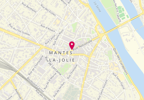 Plan de Sms Innov Immo, 59 Rue Nationale, 78200 Mantes-la-Jolie