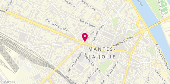 Plan de Century 21 la Mantoise, 46 avenue de la République, 78200 Mantes-la-Jolie