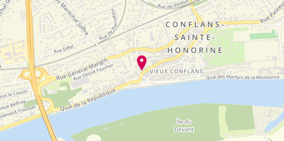 Plan de Century 21 la Batellerie, 11 Rue Maurice Berteaux, 78700 Conflans-Sainte-Honorine