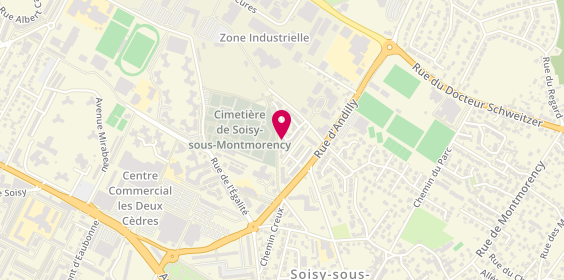Plan de Patrick REBOULLEAU-Expertimo, 25 Rue du Clos Maître, 95230 Soisy-sous-Montmorency