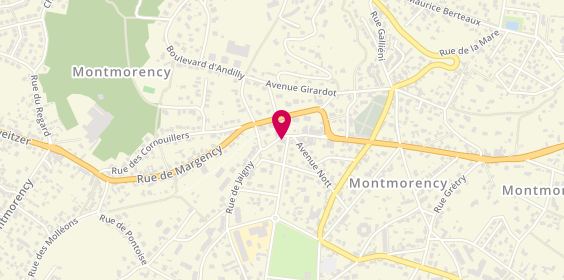 Plan de Sabouraud Immobilier, 25 avenue Emile, 95160 Montmorency