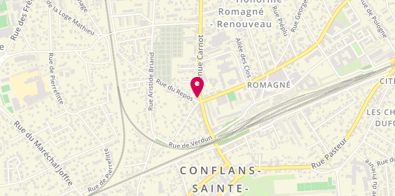 Plan de Agence Principale, 49 avenue Carnot, 78700 Conflans-Sainte-Honorine