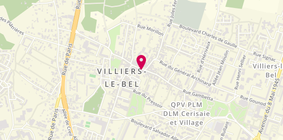 Plan de Visa Espace Immobiler, 14 Rue Gambetta, 95400 Villiers-le-Bel