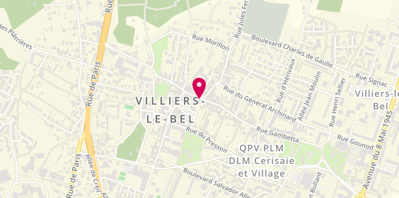 Plan de Visa Espace Immobiler, 14 Bis Rue Gambetta, 95400 Villiers-le-Bel