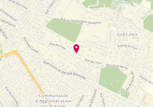 Plan de Edouard PELLETIER Consultant Immobilier, 16 Rue de l'yser, 95390 Saint-Prix