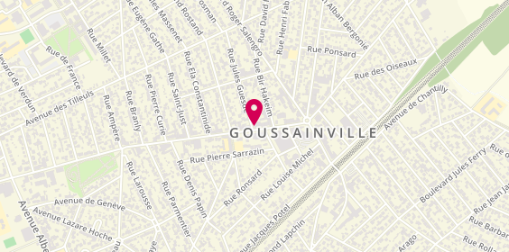 Plan de Center Immobilier, 105 Boulevard Paul Vaillant Couturier, 95190 Goussainville