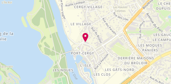 Plan de Cergy Village ville nouvelle, 1 Rue Pierre Scheringa, 95000 Cergy