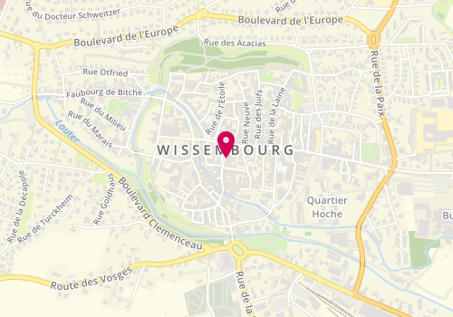 Plan de Agence Neo Concept Immobilier WISSEMBOURG, 8 place de la République, 67160 Wissembourg