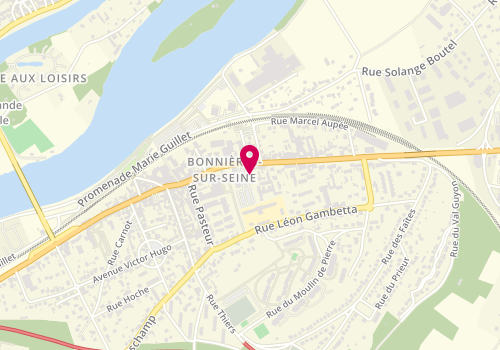 Plan de L'Immobiliere Normande, 5 place de la Libération, 78270 Bonnières-sur-Seine