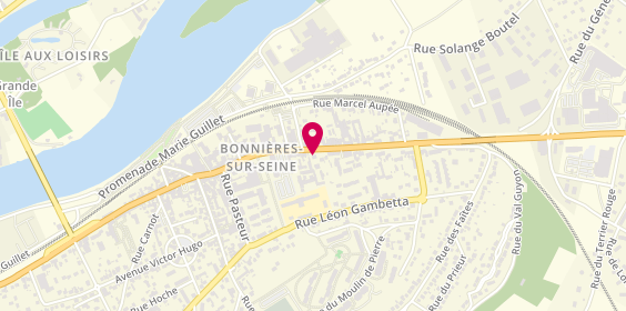 Plan de Madani Immobilier, 14 avenue de la République, 78270 Bonnières-sur-Seine