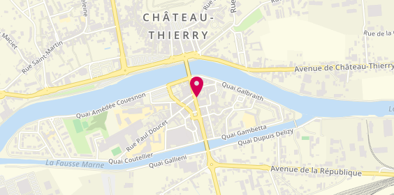 Plan de Agence immobilière Laforêt Chateau-Thierry, 26 Rue Carnot, 02400 Château-Thierry