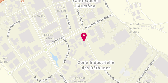 Plan de Invest Conseil, 10 avenue du Fief, 95310 Saint-Ouen-l'Aumône